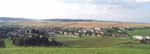  Panoramaticky pohlad na obec z juhu - z kopca Visenca 